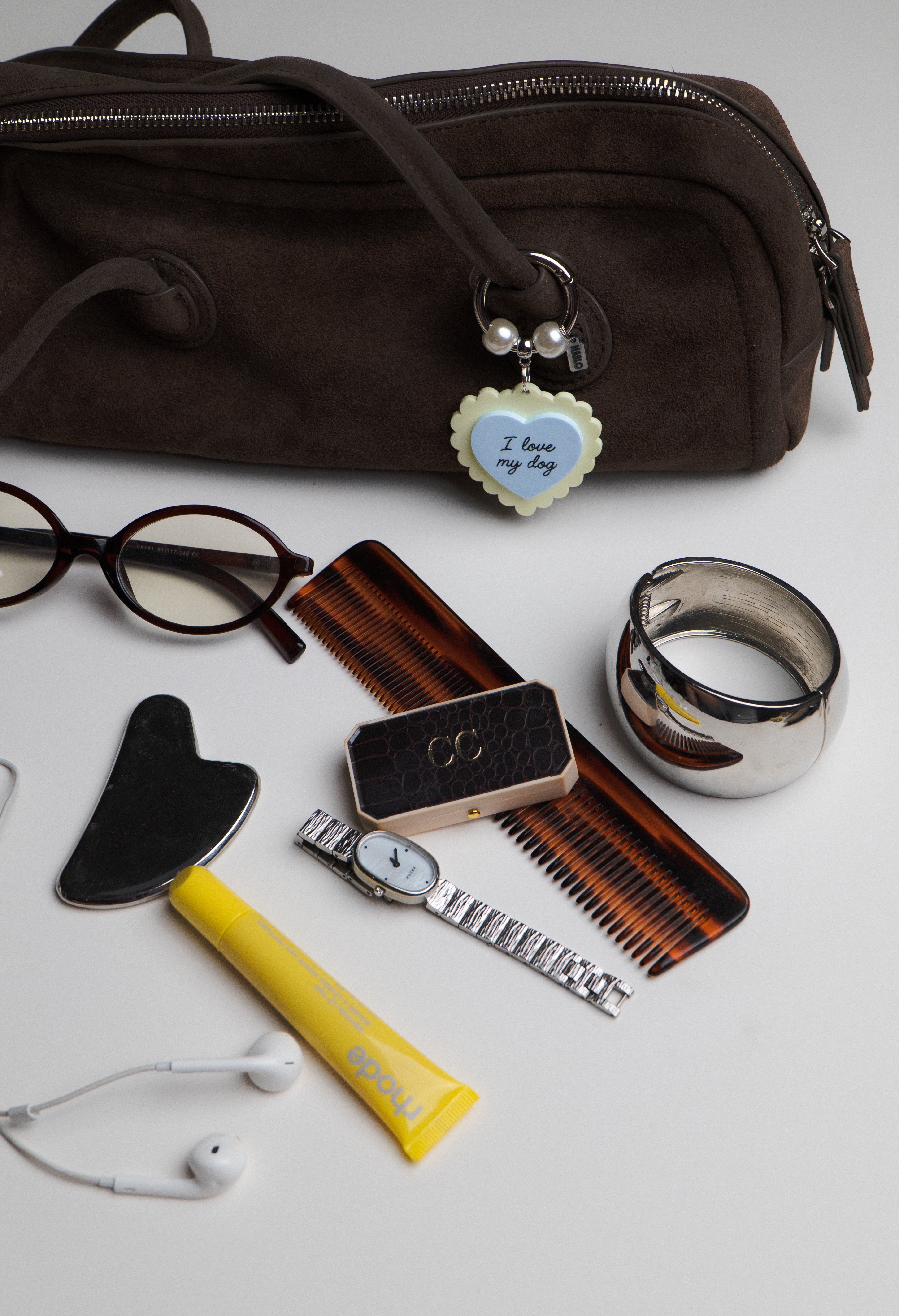 "I Love My Dog" Bag Charm